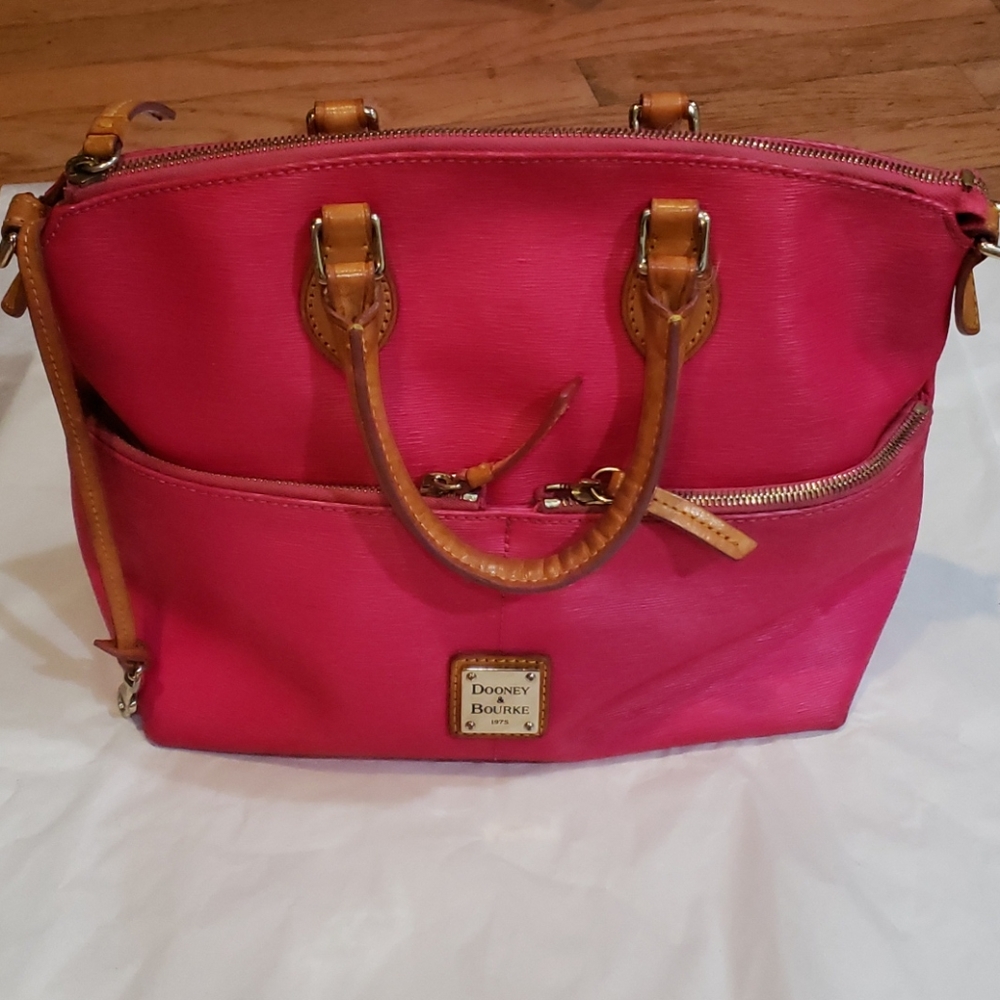 Dooney & Burke Magenta dome satchel